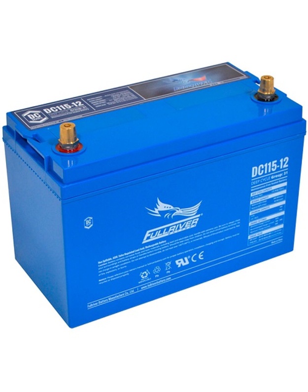 Akumuliatorius FULLRIVER, 12V 115Ah, AGM