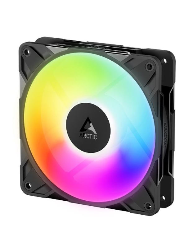 ARCTIC P12 PRO Reverse PWM PST A-RGB korpuso ventiliatorius, 4-pin, 120mm