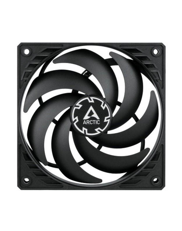 ARCTIC P12 SLIM PWM PST korpuso ventiliatorius, 4-pin, 120mm, siauras, juodas