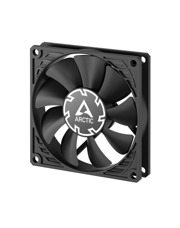 ARCTIC P8 Slim PWM PST korpuso ventiliatorius, 4-pin, 80mm, juodas