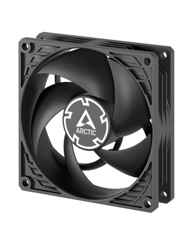 ARCTIC P9 MAX korpuso ventiliatorius, 4-pin, 92mm, juodas