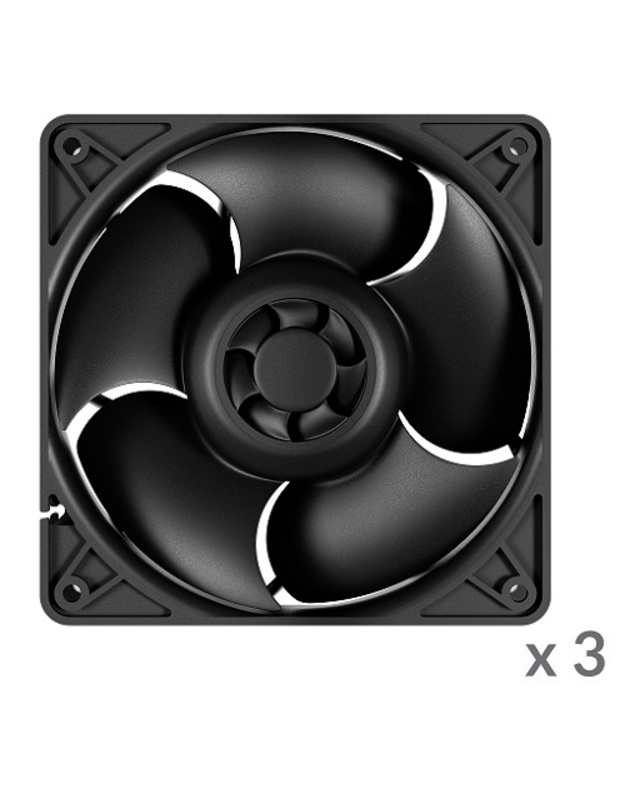 ARCTIC S12038-4K serverio ventiliatoriai, 4-pin, 40mm, 3 vnt.