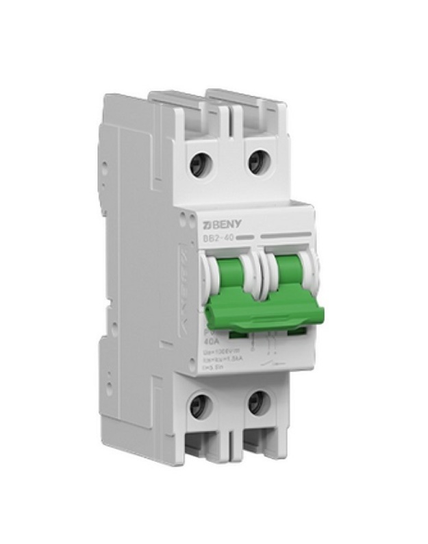 Automatinis DC jungiklis 2P, 40A, 1000VDC
