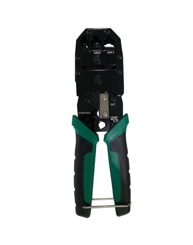 CAT5, CAT6, CAT7, CAT8 laidų nukirpimo ir užspaudimo replės