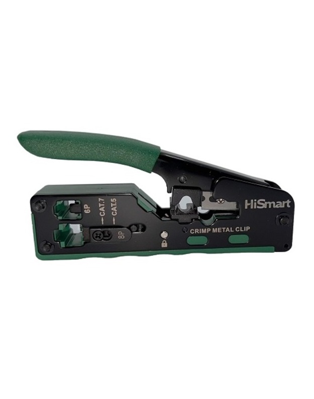 CAT5, CAT6, CAT7 laidų nukirpimo ir užspaudimo replės