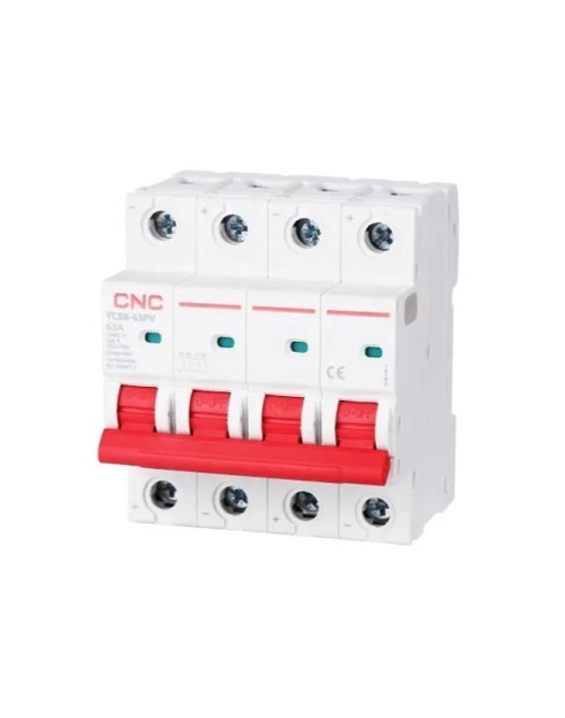 DC automatinis jungiklis, 4P, 63A, 1000VDC, 6kA