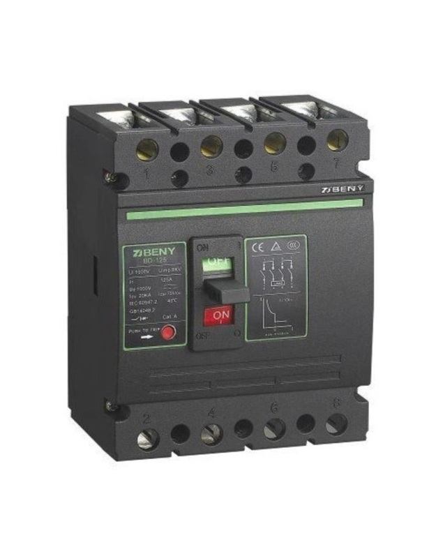 DC jungiklis 4P, 125A, 1000VDC