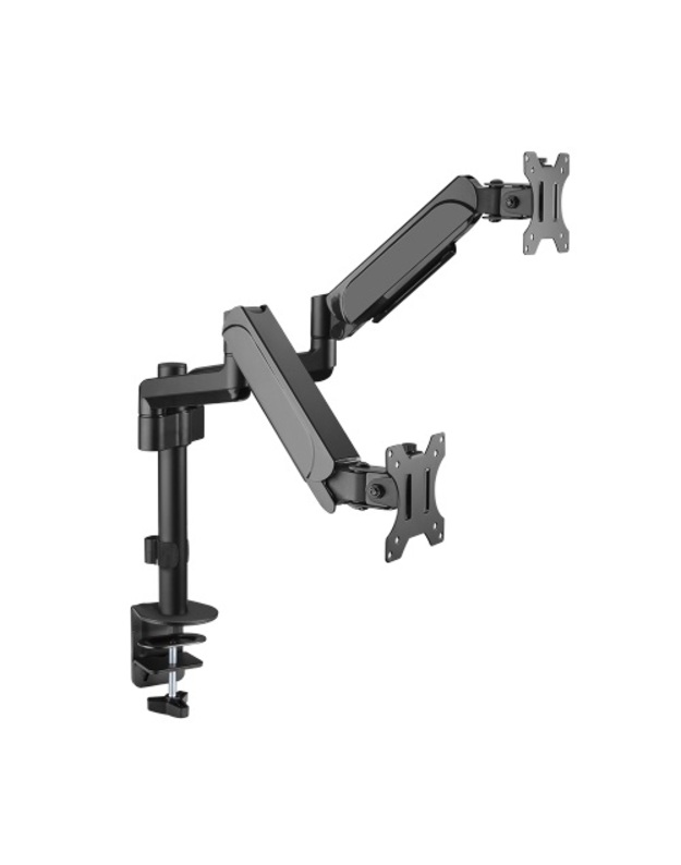 Dviejų 17”-32” monitorių spyruoklinis laikiklis