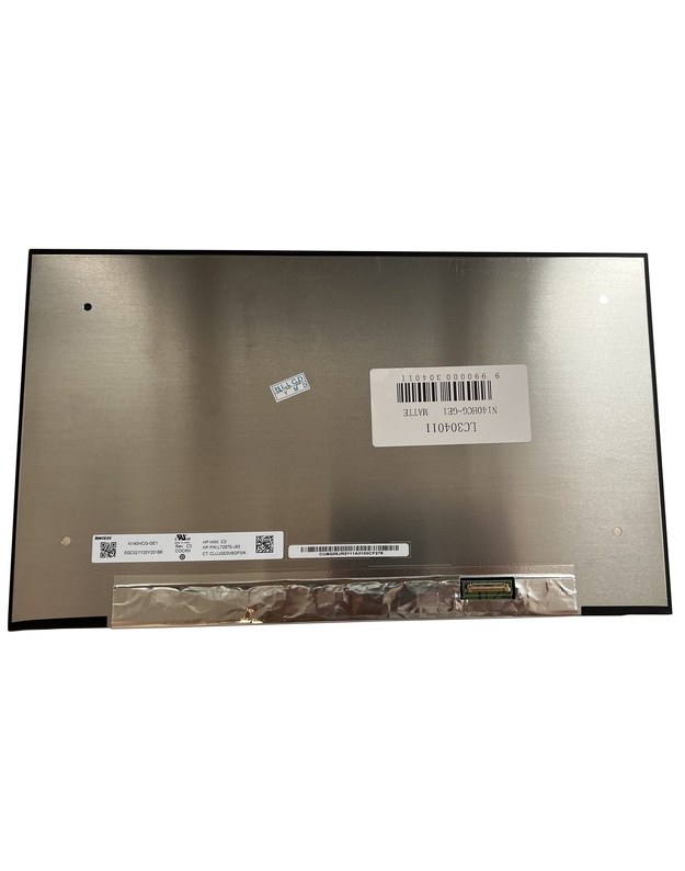 Ekranas 14.0", 1920x1080, 60Hz, matinis, 30pin, dešinėje, IPS