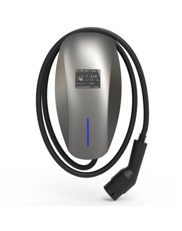 Elektromobilio įkrovimo stotelė, Type 2, 22kW, 32A, 3-fazė, 5m