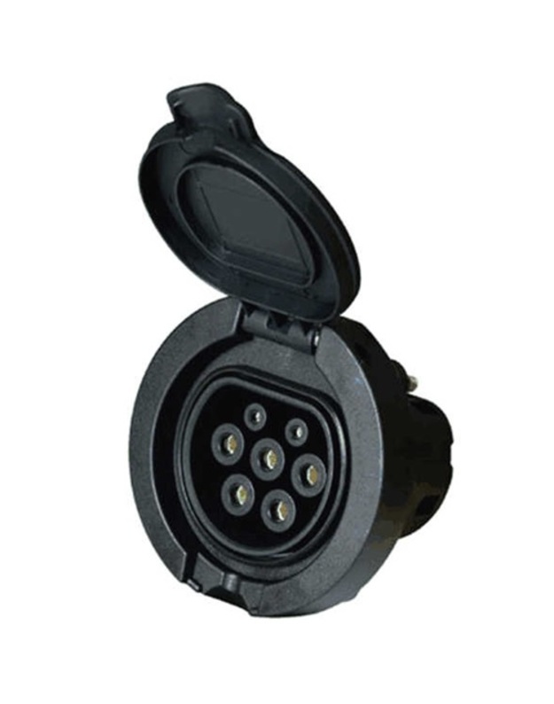 Elektromobilio krovimo stotelės lizdas Duosida, Type 2 (Female), 32A, 3-fazė