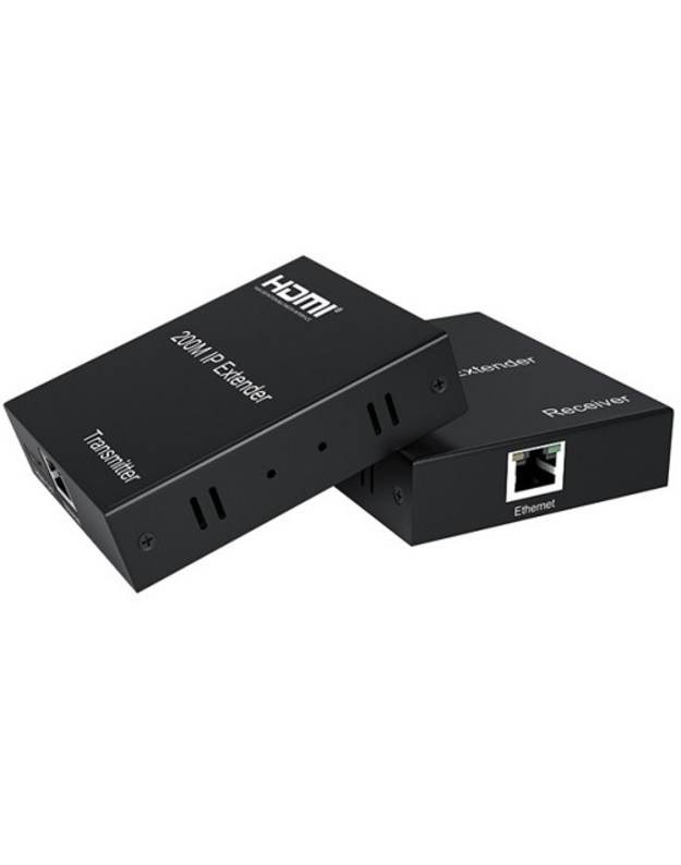 HDMI praplėtėjas (extender) iki 200m, Ethernet