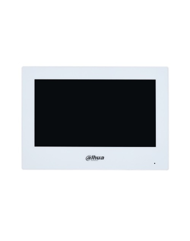 IP domofono monitorius 7 colių, PoE, veikia tik SIP protokolu, baltas, VTH2621GW-P