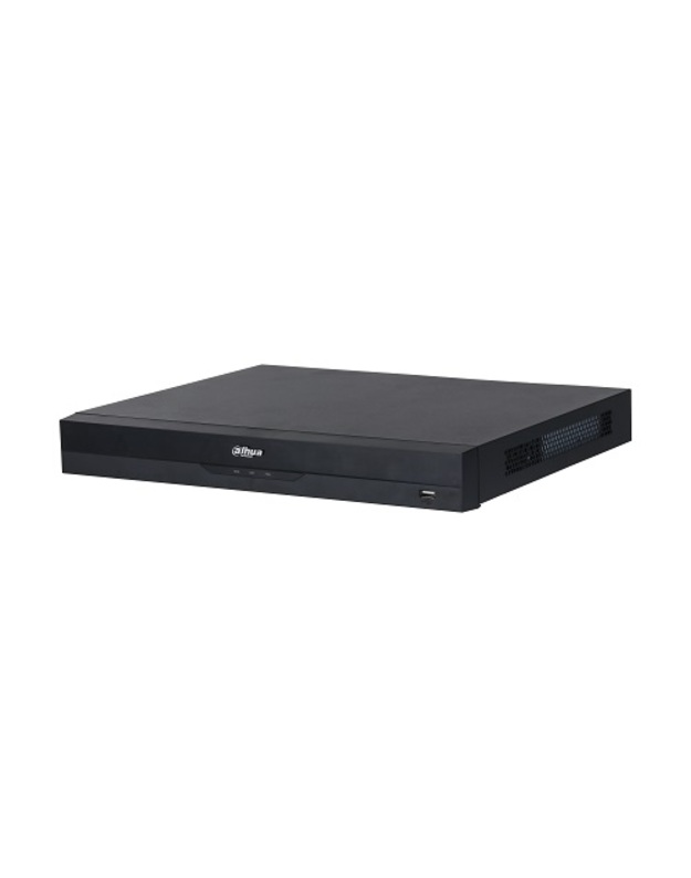 IP įrašymo įrenginys 8kam. 4K 16MP, 2HDD, IVS, H.265, 8 PoE sąsajos, 256Mbps