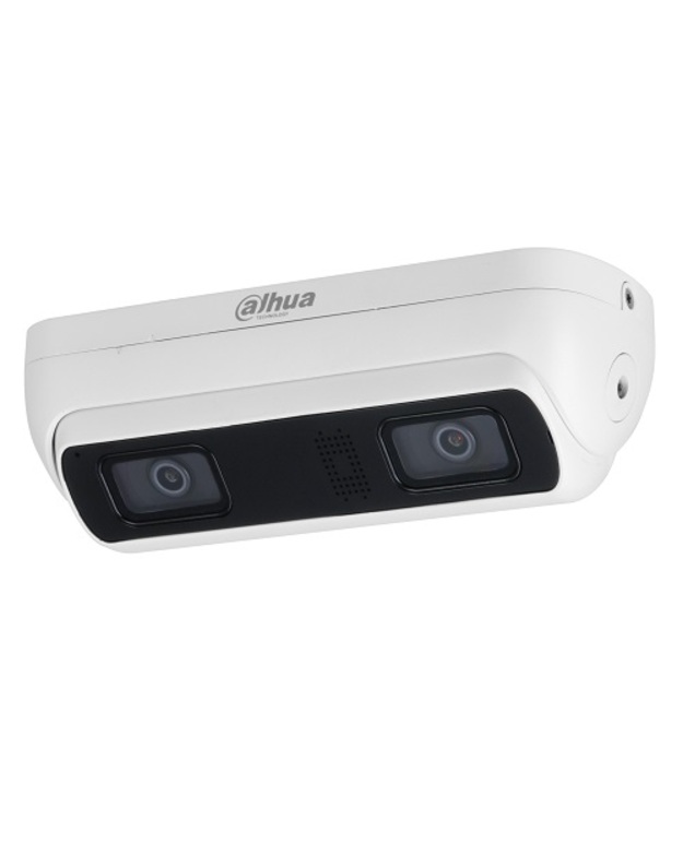 IP kamera 4MP AI, 3D, H.265, 2 objektyvai 2.0mm ir 2.8mm. 108°, 25fps