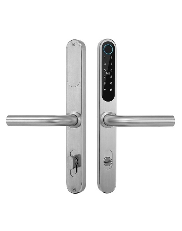 Išmanioji spyna, TTlock, Mifare, su pirštų antspaudų skaitytuvu (dešinė, į vidų)