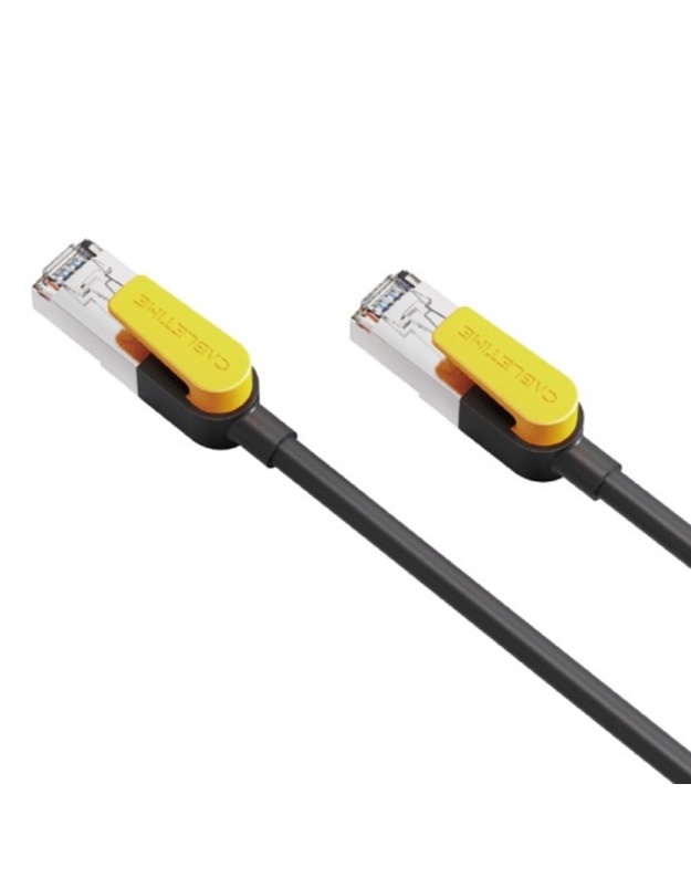 Kabelis Cat7 S/STP, 3m, juodas