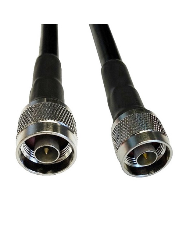 Kabelis LMR-400, 10m, N-male į N-male