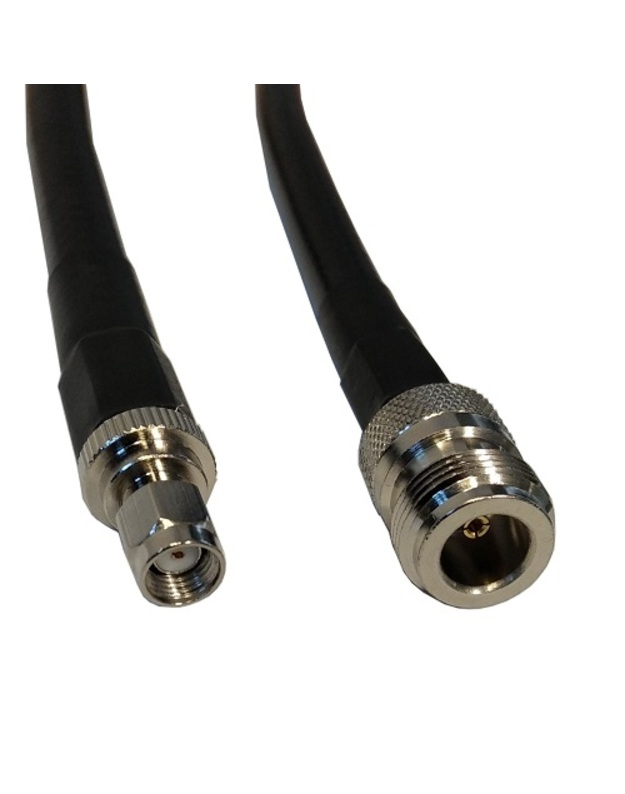 Kabelis LMR-400, 2m, N-female į RP-SMA-male