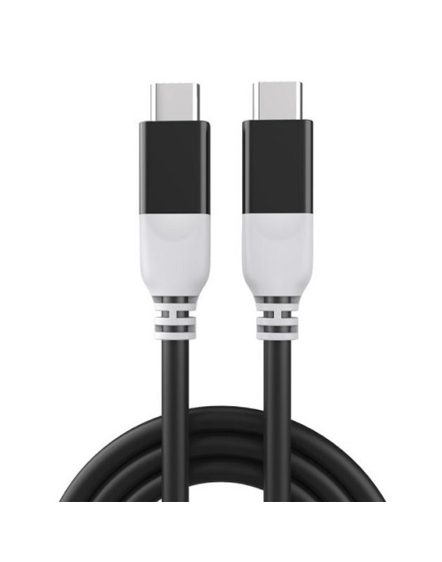 Kabelis USB-C - USB-C, PD100W, USB4 (juodas, 3m)