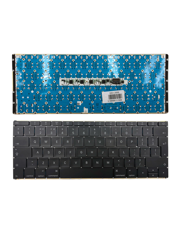 Klaviatūra APPLE: Macbook Air Retina 12" A1534 2016 MLHA2 MLHC2, UK