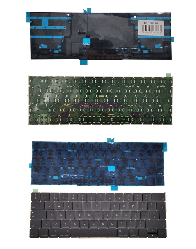 Klaviatūra Apple Macbook Pro 13" 15" 2018 A1989 A1990, UK