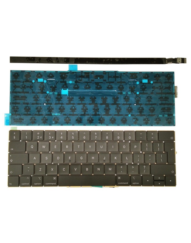 Klaviatūra Apple MacBook Pro 13" A1706; MacBook Pro 15" A1707 Touch Bar, UK