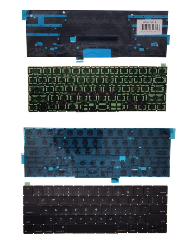 Klaviatūra Apple MacBook Pro 13" A1706; MacBook Pro 15" A1707 US