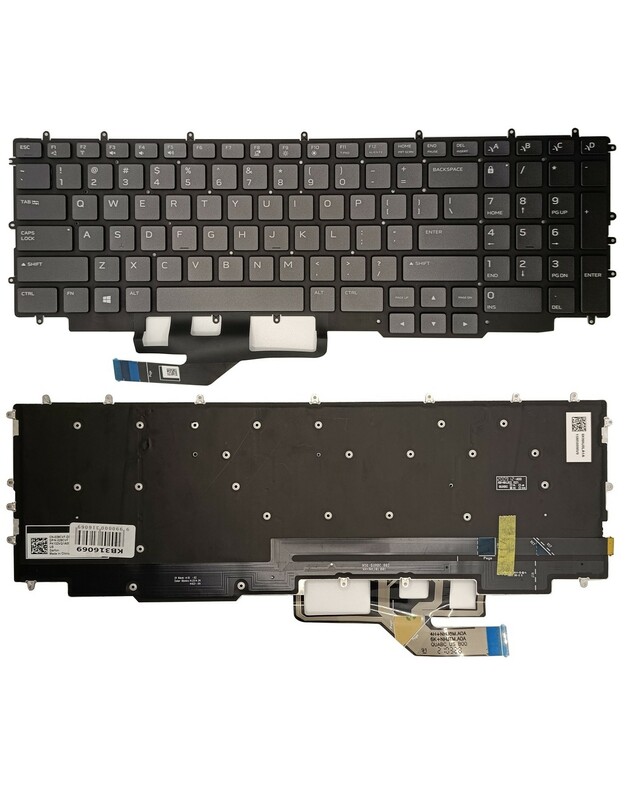 Klaviatūra DELL G7 17 7700, su spalvotu pašvietimu, US