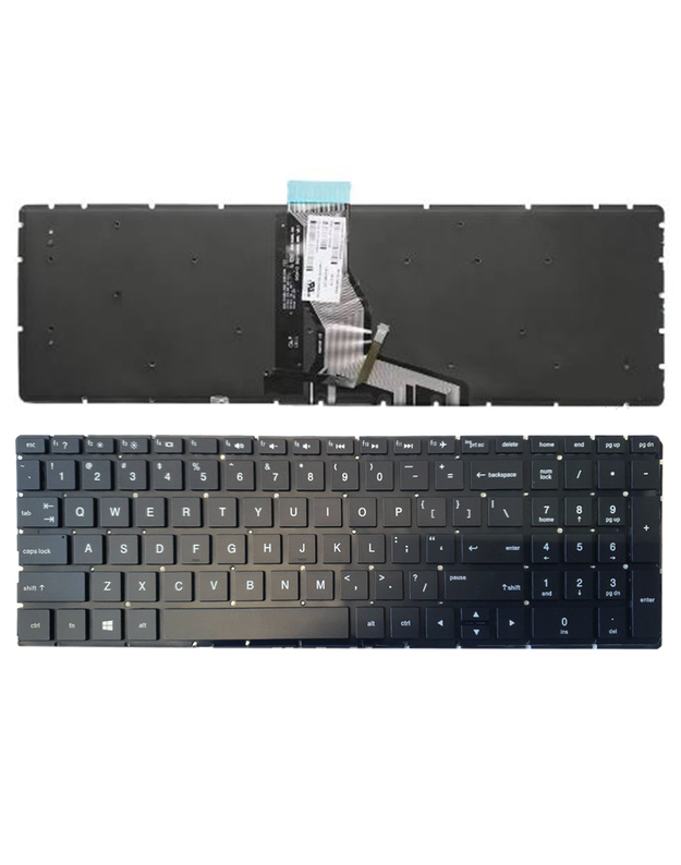 Klaviatūra HP 250 G6, 255 G6, 256 G6, 258 G6, 15-BS su apšvietimu (US)