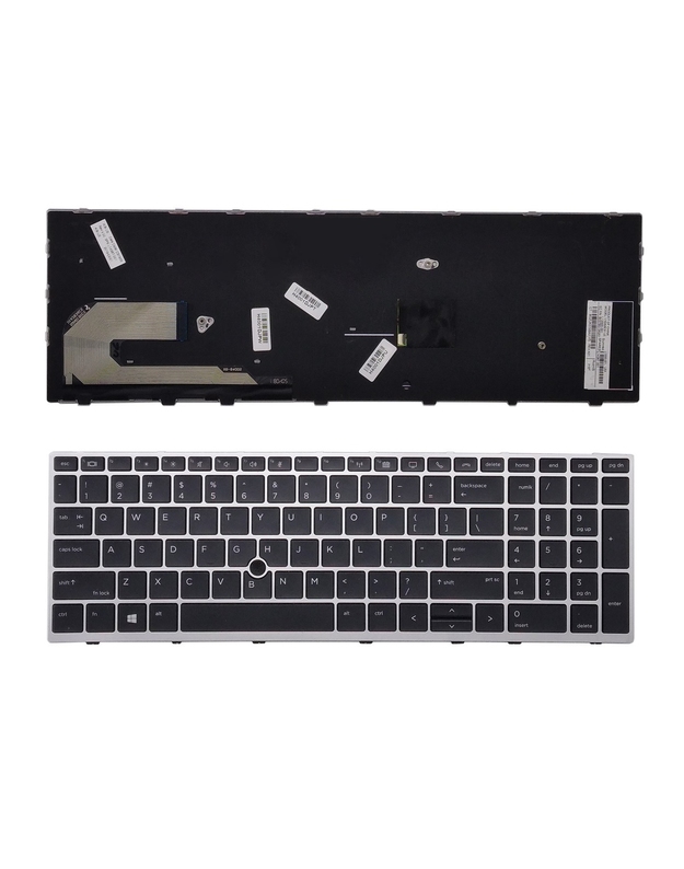 Klaviatūra HP: Elitebook 850 G5 755 G5 ZBook 15u G5 su pašvietimu