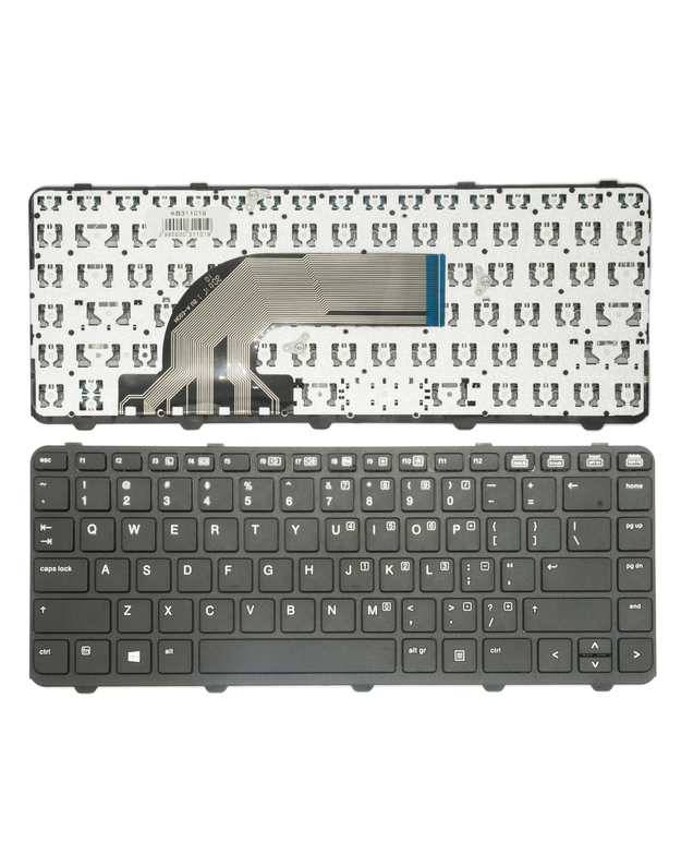 Klaviatūra HP ProBook 430 G2, 440 G0, 440 G1, 440 G2, 445 G2, 630 G2, 640 G1, 645 G1.su rėmeliu