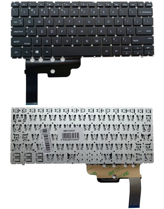 Klaviatūra HP Probook 440 G9, 445 G9, US