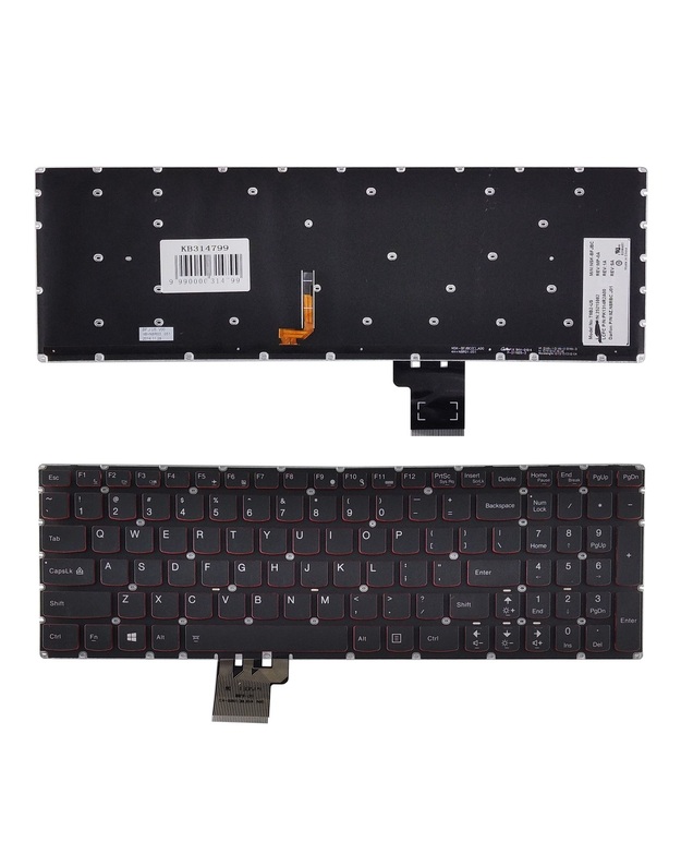 Klaviatūra LENOVO Erazer: Y50, Y50-70, Y70-70; Ideapad: U530 su pašvietimu