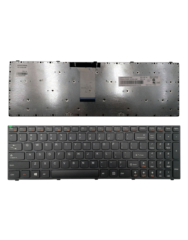 Klaviatūra Lenovo: FLEX 4, FLEX 4-15, 4-1570 UK