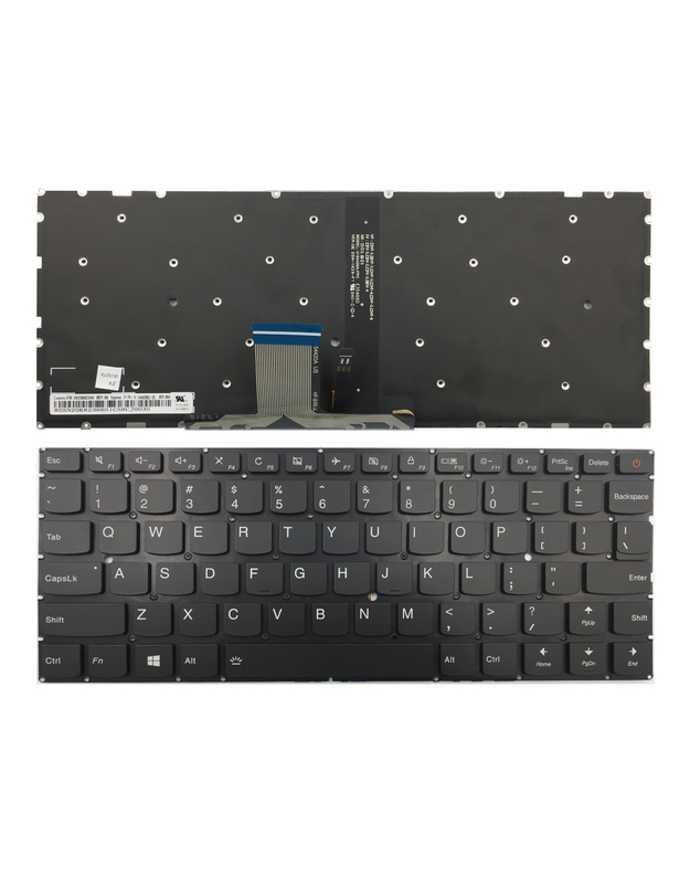 Klaviatūra Lenovo: Ideapad 710S-13IKB, 710S-13ISK su pašvietimu