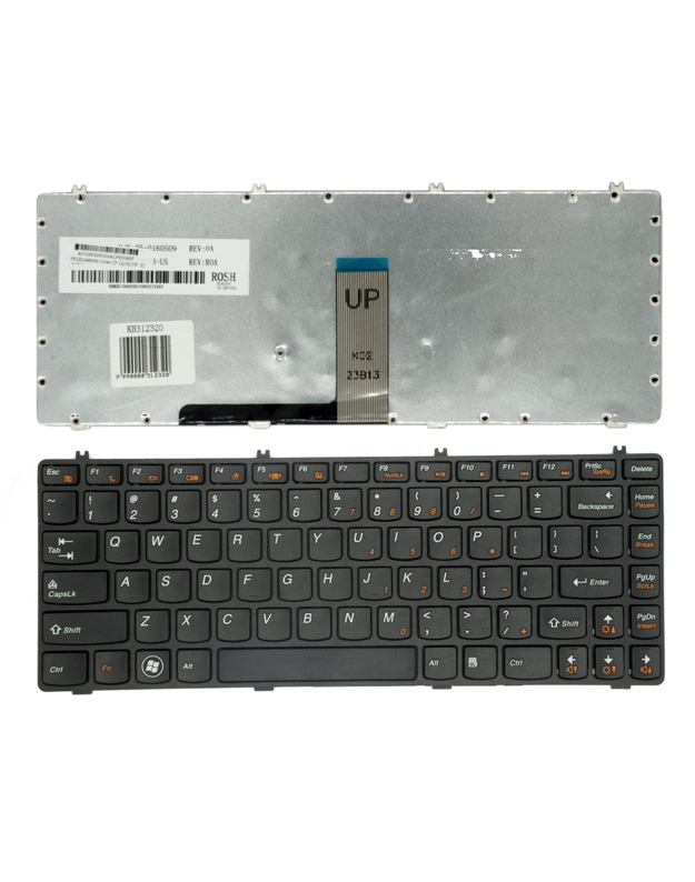 Klaviatūra LENOVO Ideapad: Y470, Y471