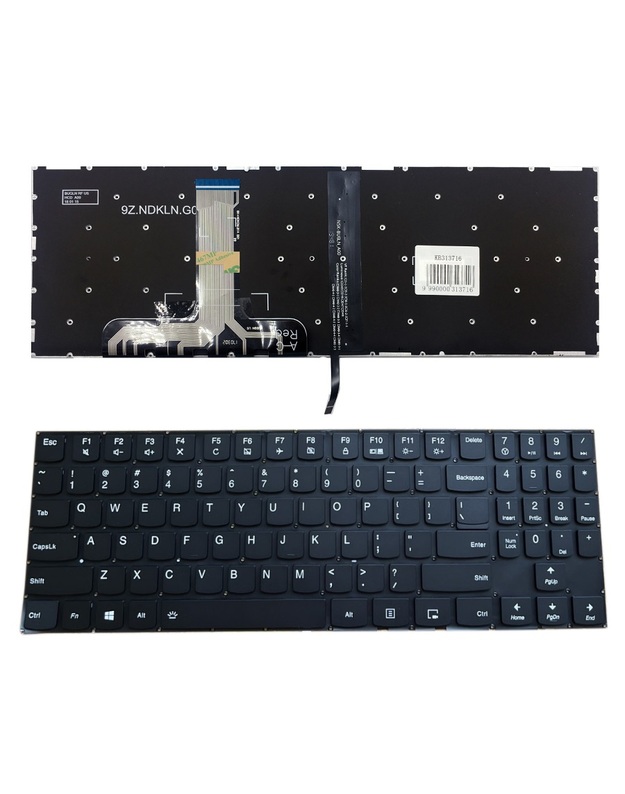 Klaviatūra Lenovo: Legion Y520 su baltu pašvietimu
