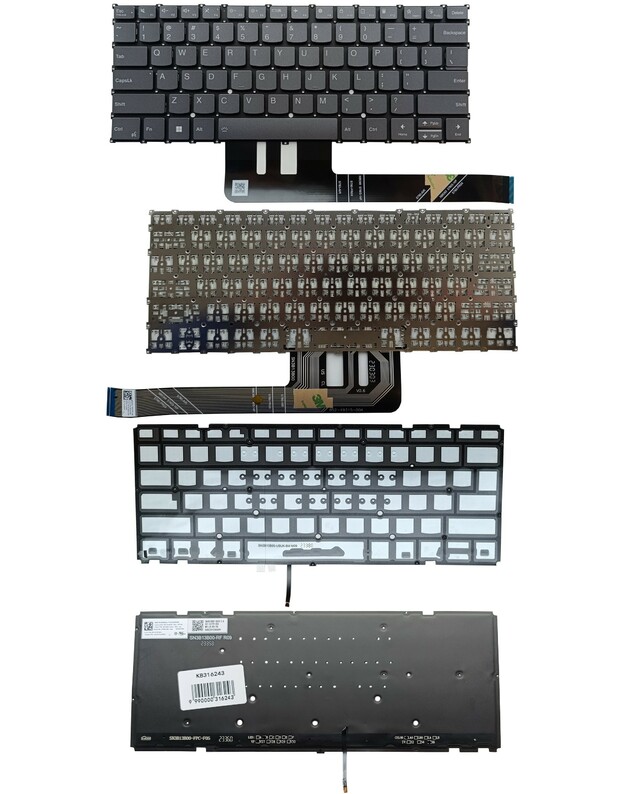 Klaviatūra LENOVO Yoga 7 14IRL8 2023, su pašvietimu, US