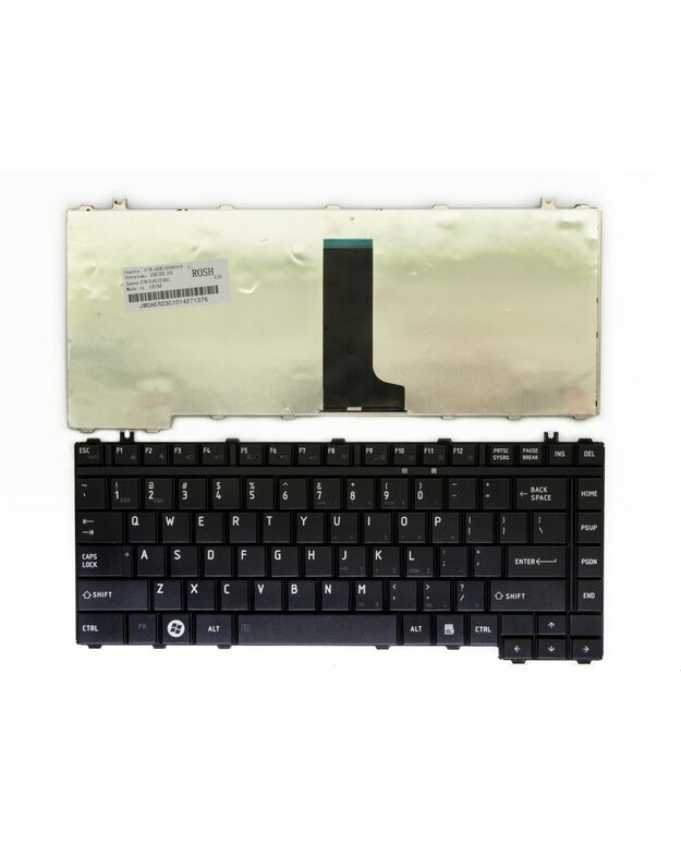 Klaviatūra TOSHIBA Satellite: A200, A205, A210, A300, A305, A350, L300, L300D, L305, M200, M205