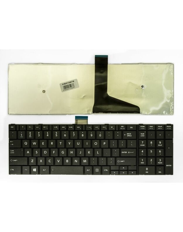 Klaviatūra TOSHIBA: Satellite C50, C50A, C50-A, C50D-A, C55, C55T, C55D, C55-A, C55D-A