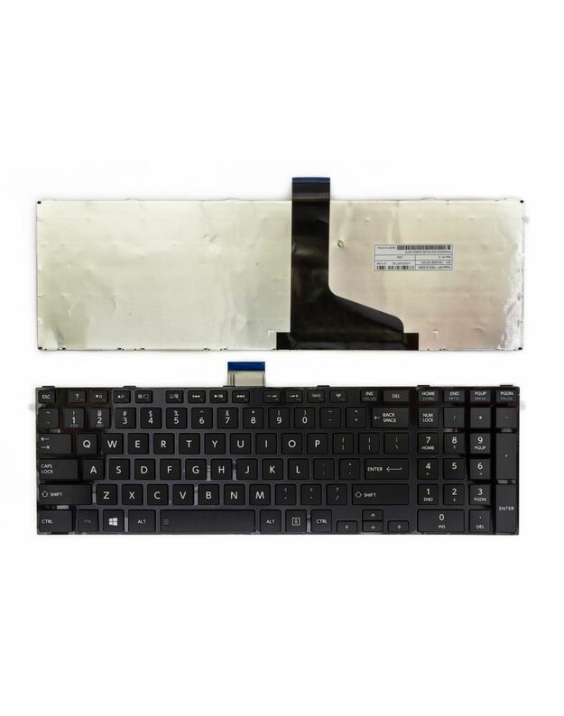 Klaviatūra TOSHIBA Satellite: C850, C855, C870, C875, L850, L855, L870, L875, L950, L955