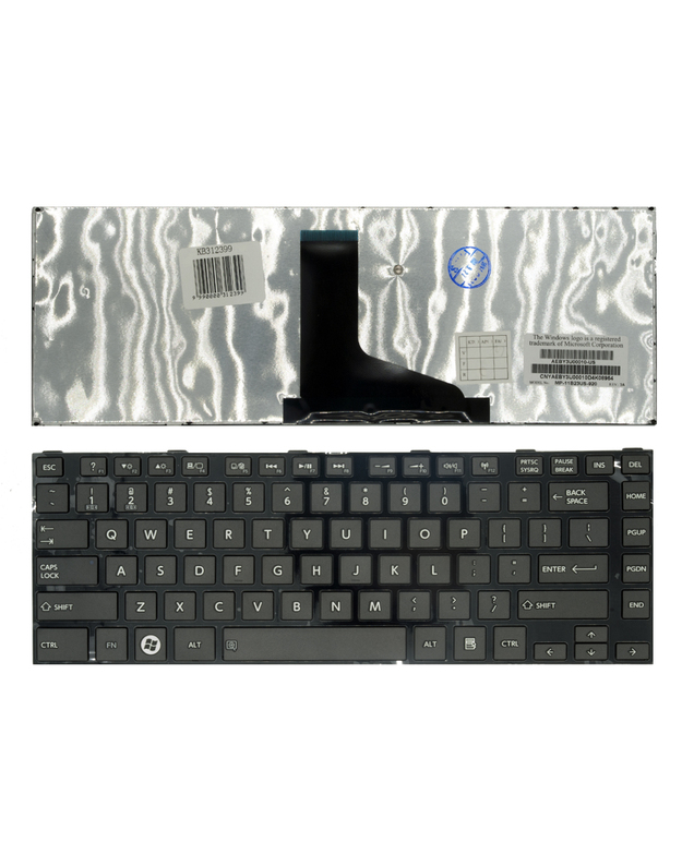 Klaviatūra TOSHIBA Satellite: L800, L805, L830, C800, C800D