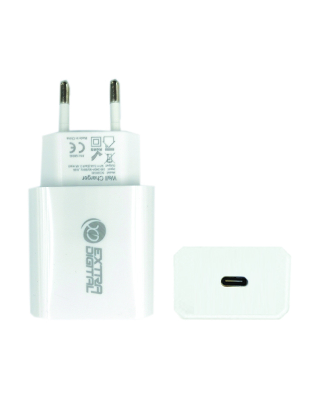 Kroviklis USB Type-C: 220V, 20W, PD