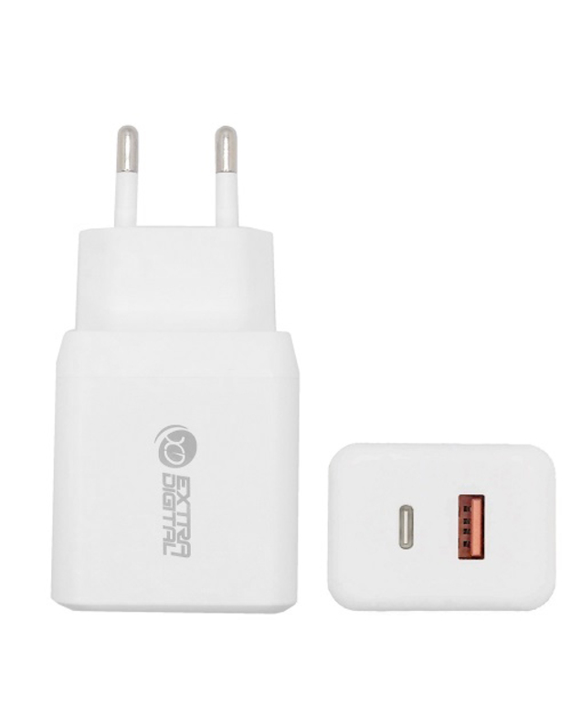 Kroviklis USB Type-C, USB Type-A: 35W, PPS