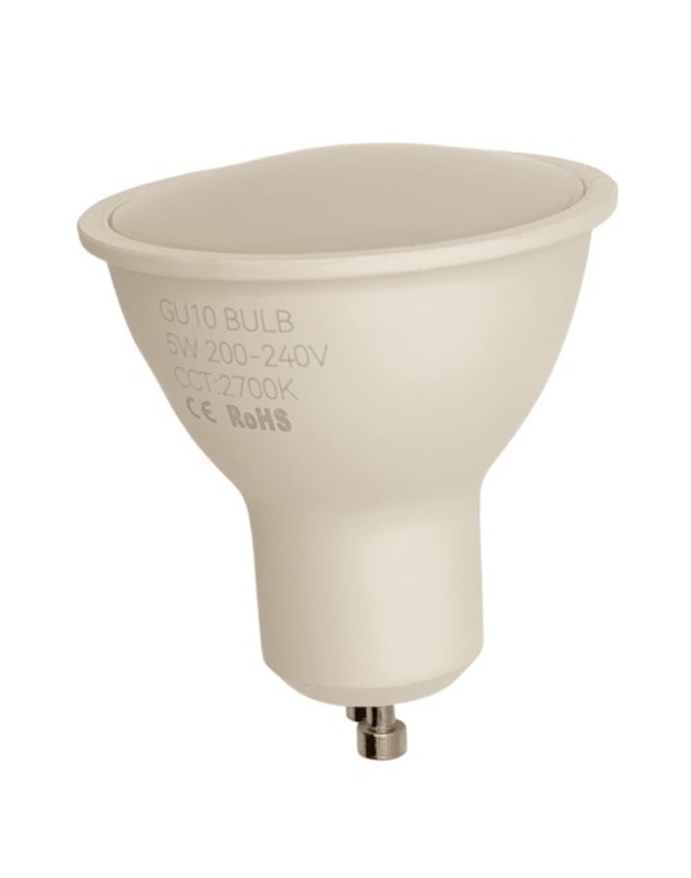 LED lemputė GU10, 5W, 230VAC, 2700K, 500lm