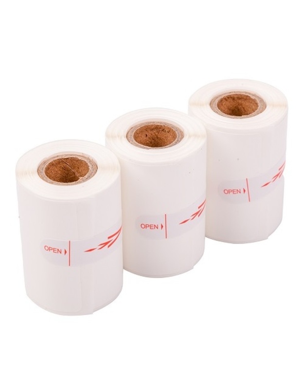 Lipnios etikėtės terminiam spausdintuvui, 40mm x 60mm - 53vnt. rulone, 3vnt.