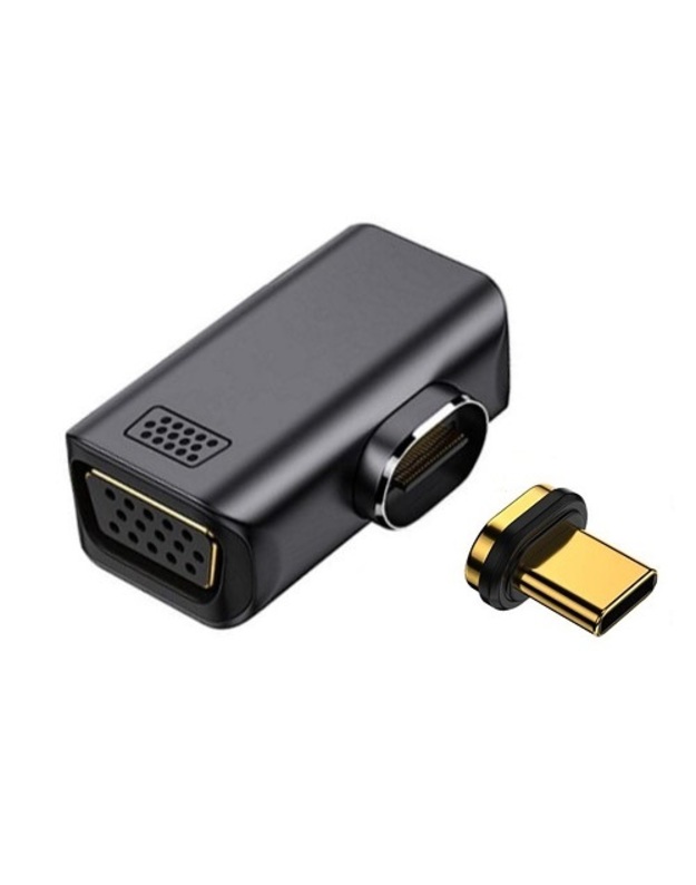 Magnetinis adapteris USB Type-C - VGA, 1080P, 60Hz