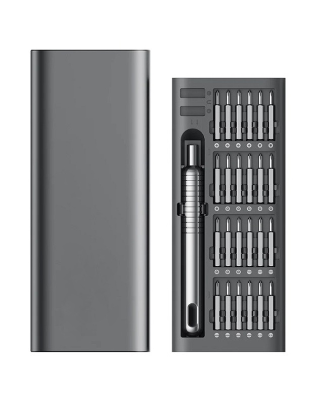 Magnetinių precizinių atsuktuvų rinkinys, 51vnt.