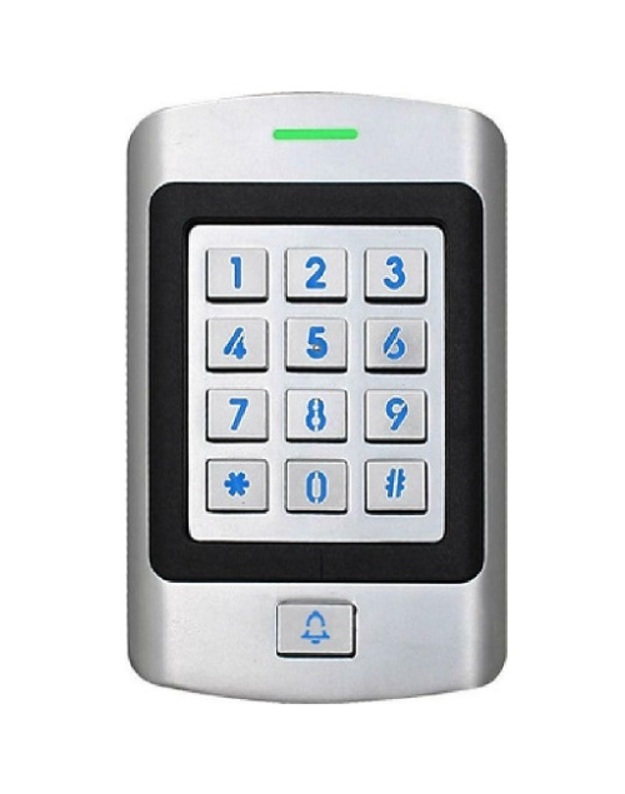 Multifunkcinė klaviatūra su atstuminių kortelių skaitytuvu ir integruotu valdikliu